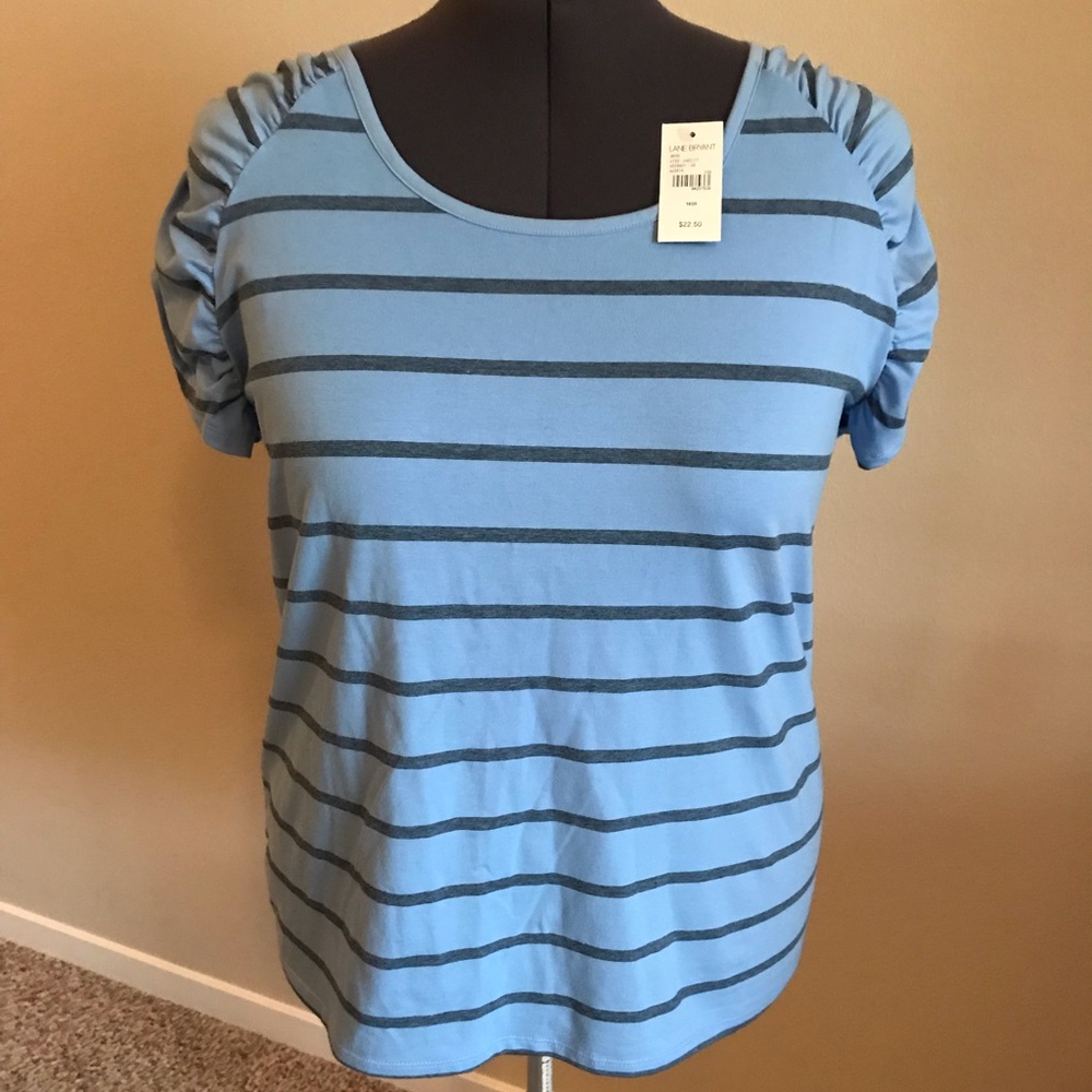 NWT Lane Bryant 18/20 Striped Tee